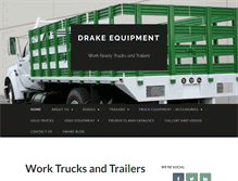 Tablet Screenshot of drakeequipment.com